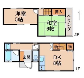 一戸建14858の物件間取画像